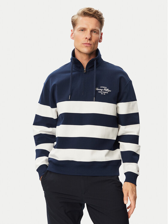 Tommy Hilfiger Bluza Nautical MW0MW43190 Granatowy Regular Fit