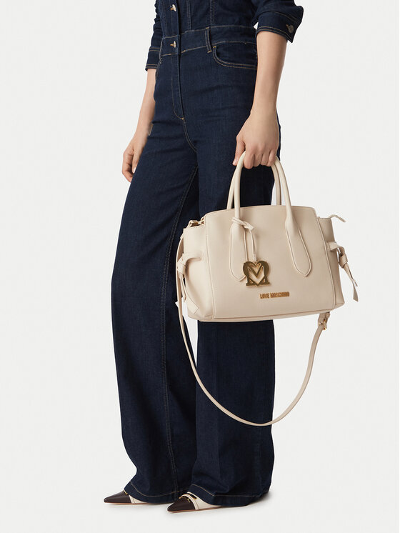 LOVE MOSCHINO Torebka JC4055PP1PLL0110 Kremowy