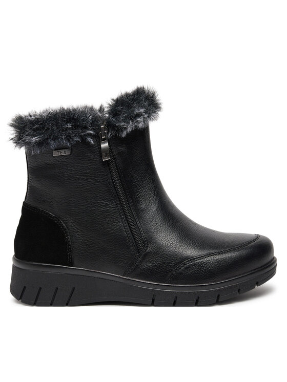 Caprice Botki 9-26408-43 Czarny