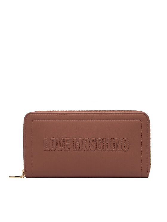 LOVE MOSCHINO Portfel Signature Love JC5500PP1PLE0200 Brązowy