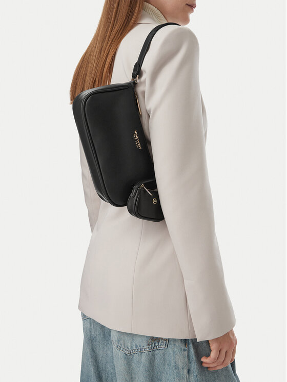 Nine West Torebka CEO-VELVET CHARM-LA374-4788 Czarny