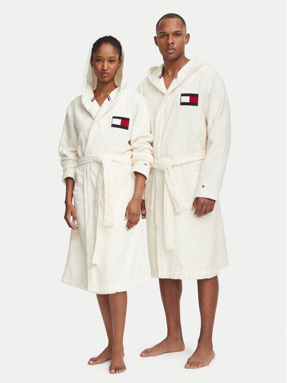 Tommy Hilfiger Szlafrok UU0UU00123 Beżowy