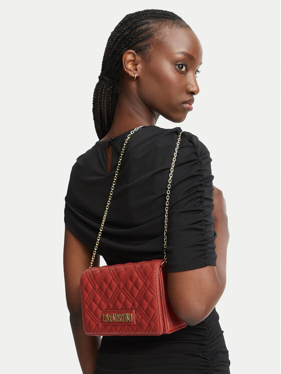 LOVE MOSCHINO Torebka JC4079PP0PLA0459 Czerwony
