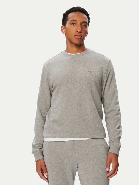 Napapijri Bluza Balis NP0A4H89 Szary Regular Fit
