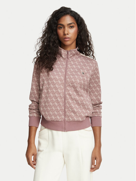 Guess Bluza V6BQ27 K7946 Fioletowy Regular Fit