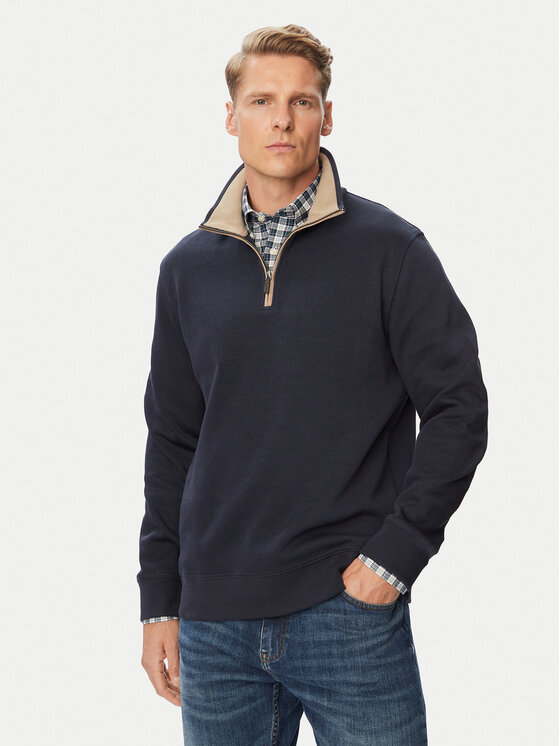 Gant Sweter 2067160 Granatowy Regular Fit