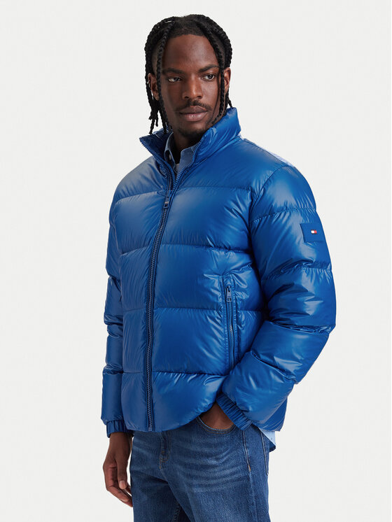 Tommy Hilfiger Kurtka puchowa MW0MW40617 Niebieski Regular Fit