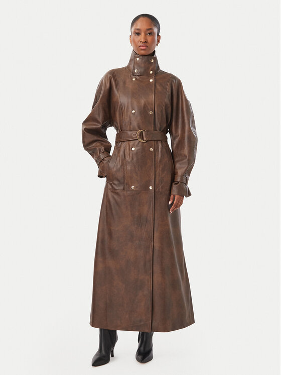 Bardot Trencz Milana 60685JB Brązowy ciemny Regular Fit