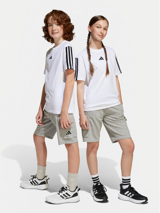 adidas Szorty sportowe Essentials Cargo JE3973 Szary Regular Fit