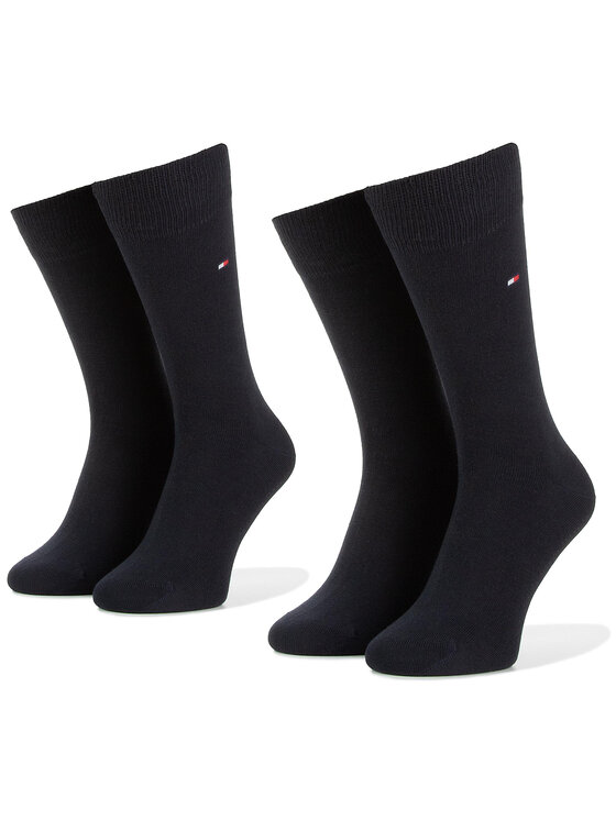 Tommy Hilfiger Skarpety długie 371111 Granatowy