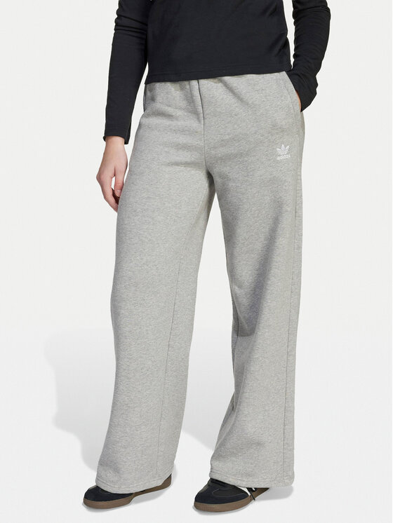 adidas Spodnie dresowe JX2781 Szary Wide Leg