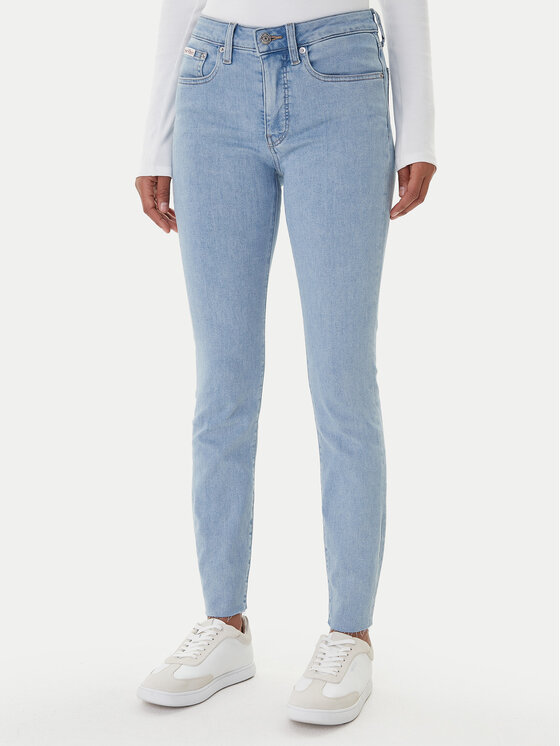 Calvin Klein Jeans Jeansy LV047E617G Niebieski Skinny Fit