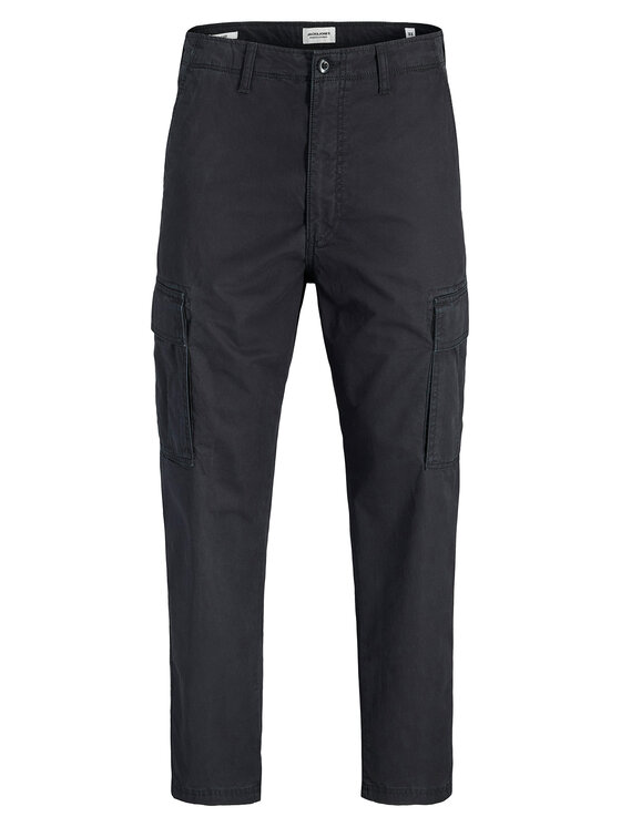 Jack & Jones Spodnie cargo Kane Frank 12291962 Czarny Relaxed Fit