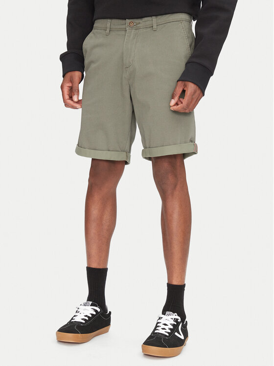 Jack & Jones Szorty materiałowe Bowie 12230336 Zielony Regular Fit