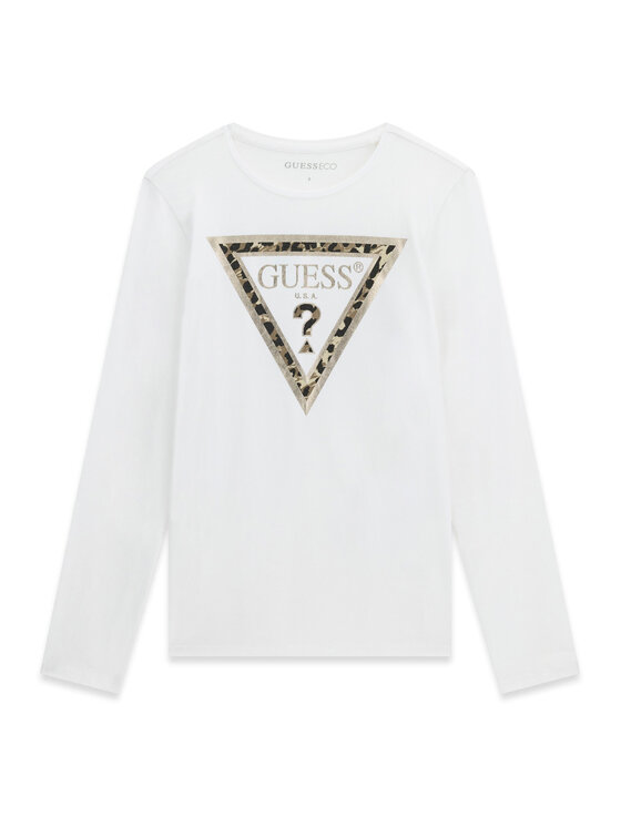 Guess Bluzka J6BI02 K5771 Biały Regular Fit