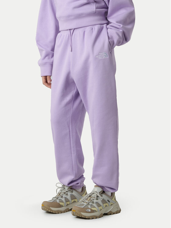 The North Face Spodnie dresowe Essential NF0A8BHS Fioletowy Regular Fit