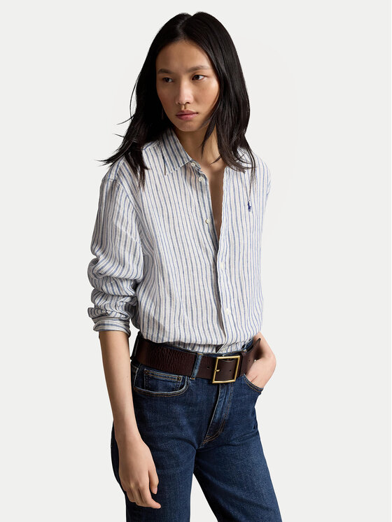 Polo Ralph Lauren Koszula 211935130502 Niebieski Regular Fit