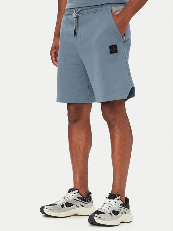 HUGO Szorty materiałowe Despen_RB 50559712 Szary Relaxed Fit