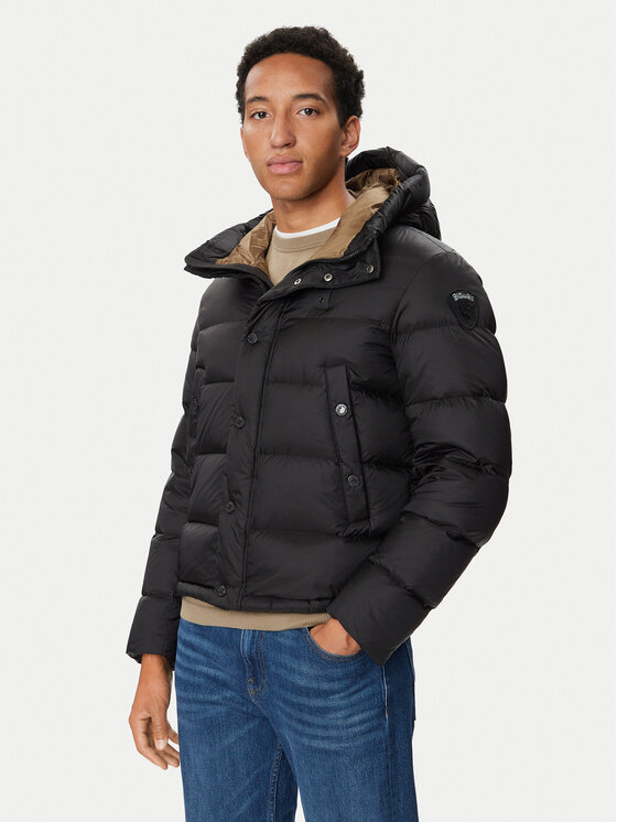 Blauer Kurtka puchowa Clippper 26WBLUC03025 Czarny Regular Fit