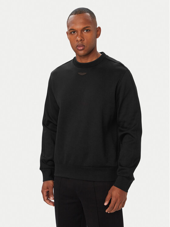 BOSS Bluza BOSS x ASTON MARTIN C-Soleri 180 50565041 Czarny Regular Fit
