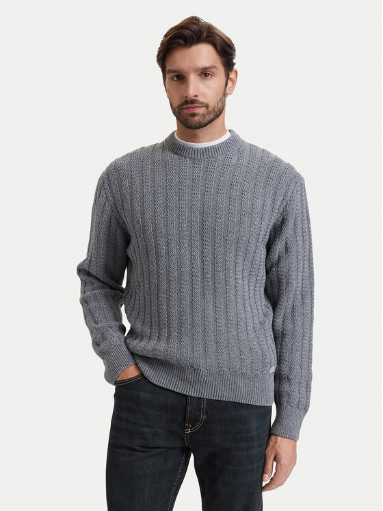 BOSS Sweter Arakingo 50565119 Szary Relaxed Fit