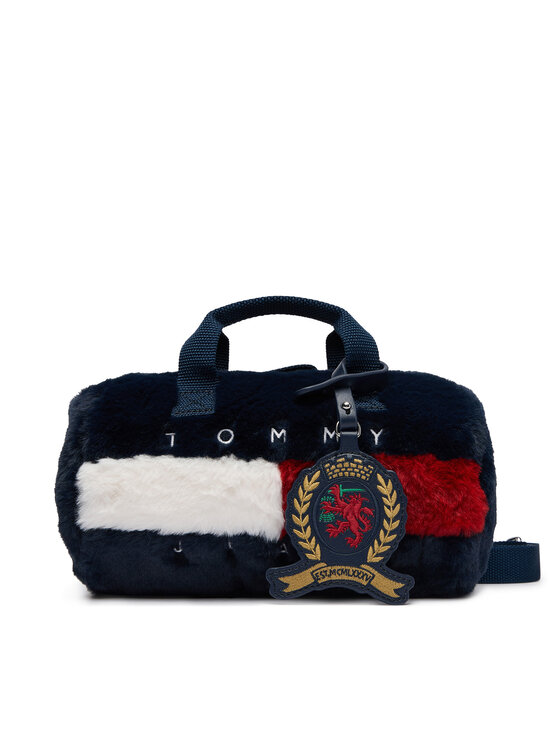 Tommy Jeans Torebka Tjw Archive Fur Micro Duffle AW0AW19080 Granatowy