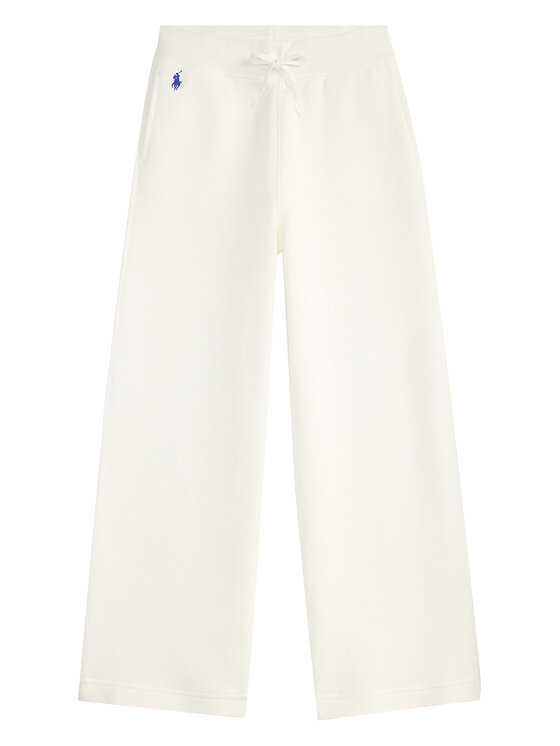 Polo Ralph Lauren Spodnie dresowe 313A96088002 Biały Wide Leg