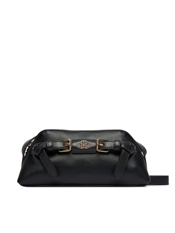 Tommy Hilfiger Torebka Th Buckle Micro Crossover AW0AW19511 Czarny