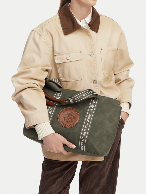 Beverly Hills Polo Club Torebka CWBEO-BHPC-L-007-10 Khaki