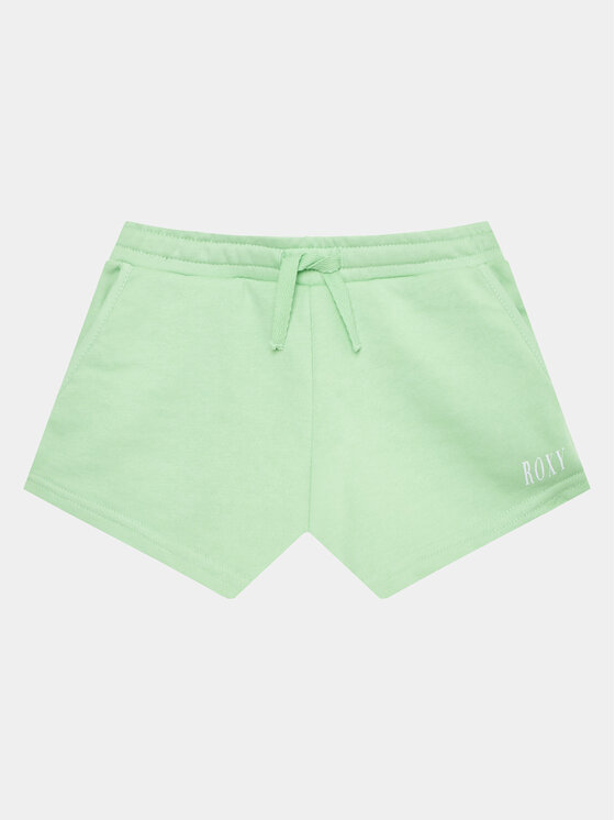 Roxy Szorty sportowe Happiness ERGFB03290 Zielony Regular Fit