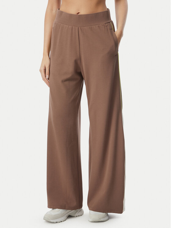 EA7 Emporio Armani Spodnie dresowe 7W001336 AF13289 U6041 Brązowy Relaxed Fit