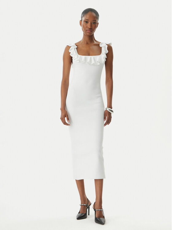 MICHAEL Michael Kors Sukienka codzienna MS683CG33D Biały Slim Fit
