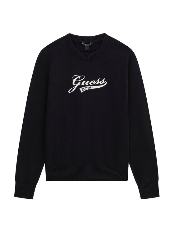 Guess Sweter L6YR10 Z0888 Czarny Regular Fit