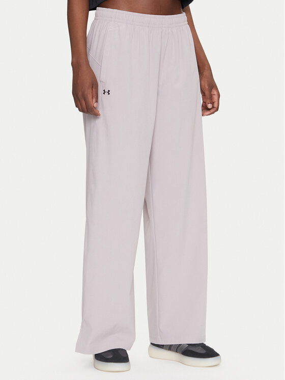 Under Armour Spodnie dresowe Rival 1386453 Szary Wide Leg