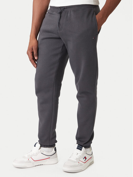 Tommy Jeans Spodnie dresowe DM0DM20473 Szary Regular Fit