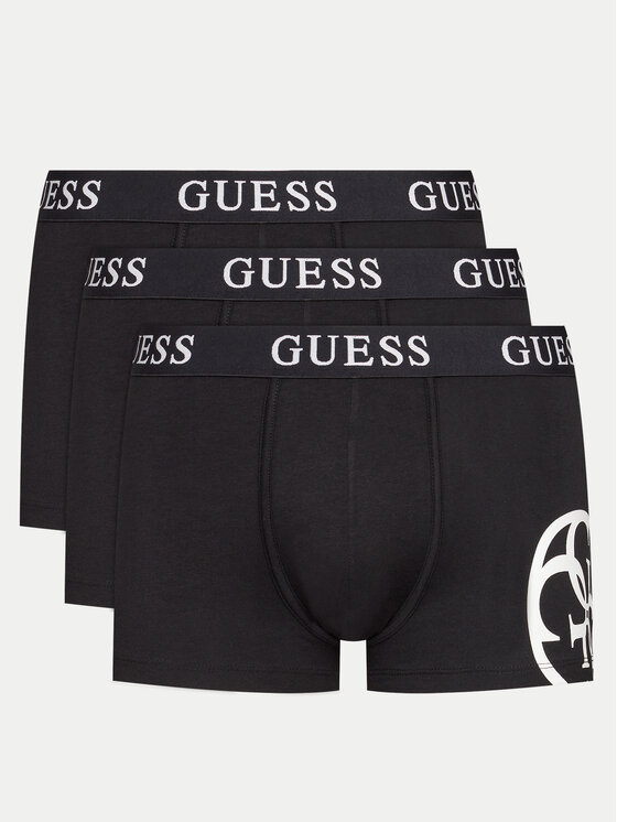 Guess Komplet bokserek Placed Logo U4RG04 K6YW0 Czarny