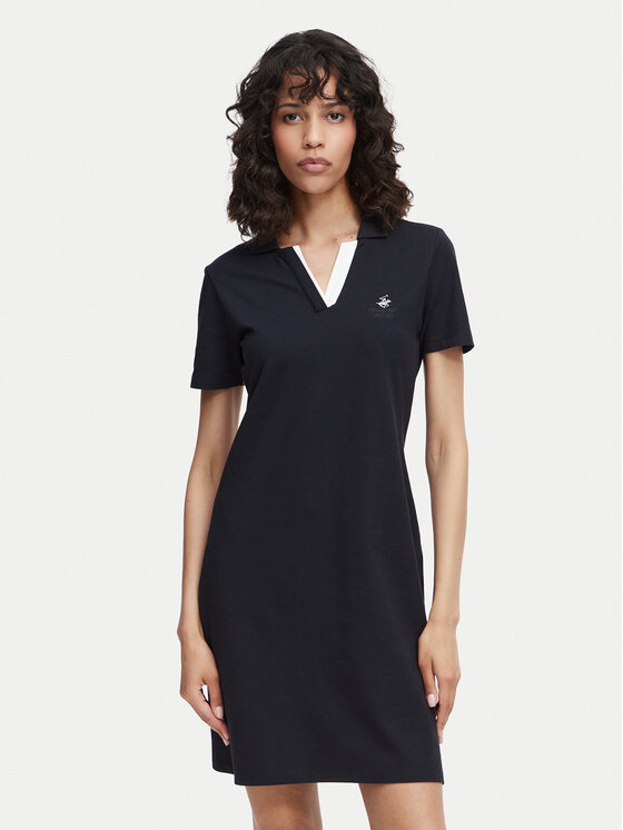 Beverly Hills Polo Club Sukienka codzienna P-SS26W-ABP526591-0298 Granatowy Regular Fit