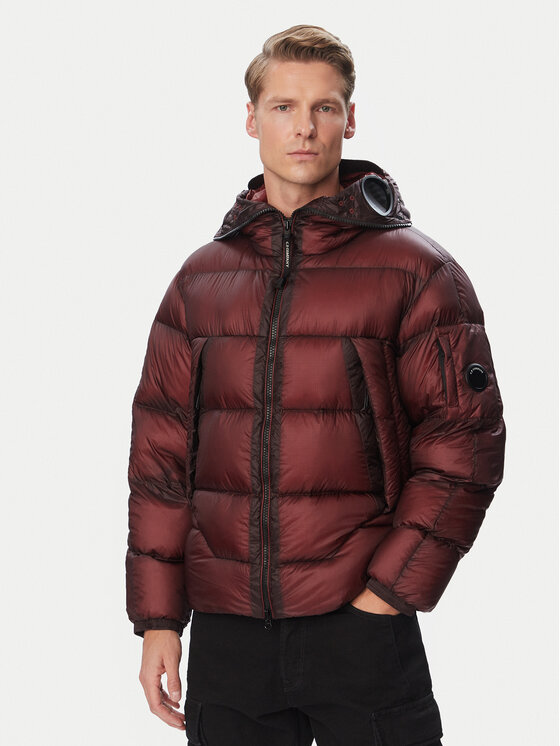 C.P. Company Kurtka puchowa 21CMOW215A110416A Bordowy Regular Fit
