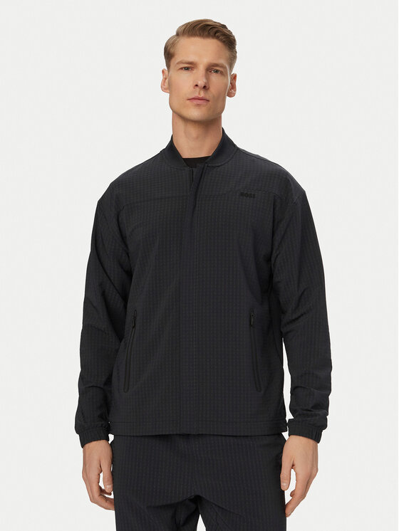 BOSS Bluza Terrace 50558484 Granatowy Relaxed Fit