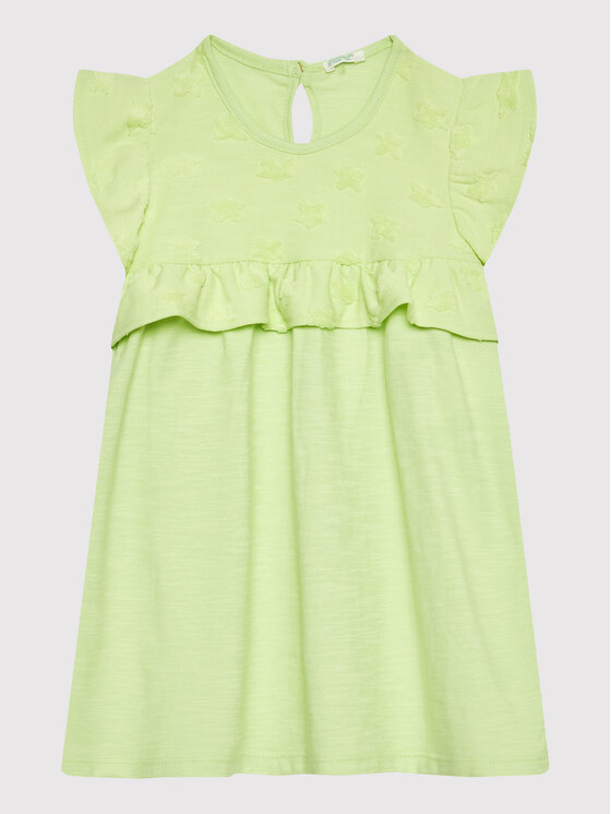 United Colors Of Benetton Sukienka codzienna 31KAAV001 Zielony Regular Fit