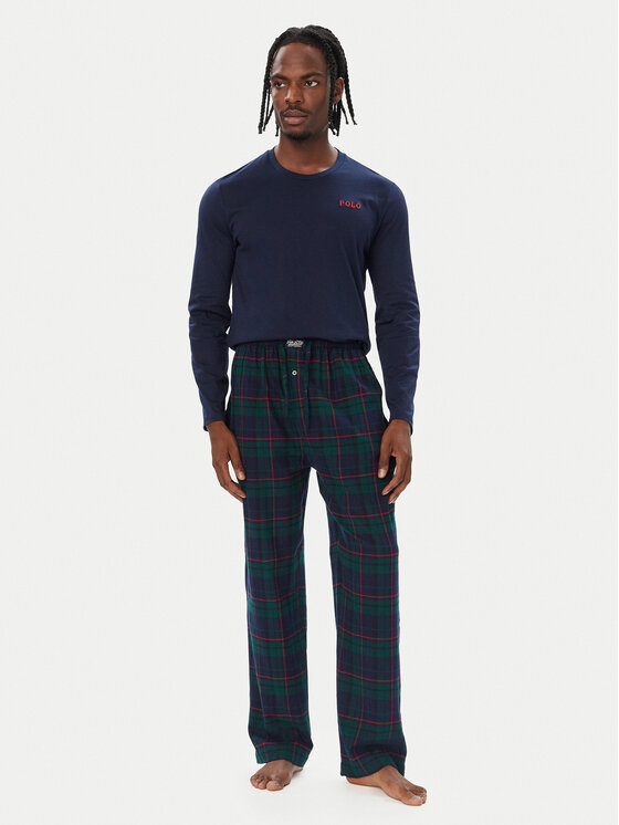 Polo Ralph Lauren Piżama 714931645010 Granatowy Regular Fit
