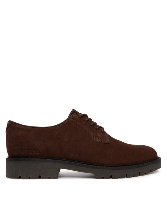 Guess Półbuty FMFBRY LEA13 Brązowy ciemny