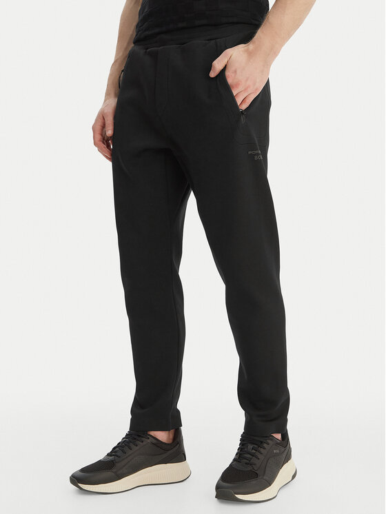 BOSS Spodnie dresowe Spirit70 Hicon 50559800 Czarny Regular Fit