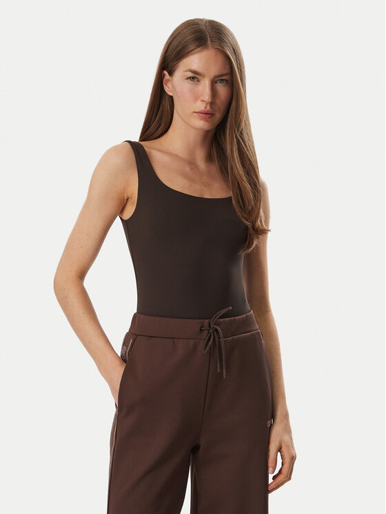 Guess Body V6YP17 K4709 Brązowy ciemny Slim Fit