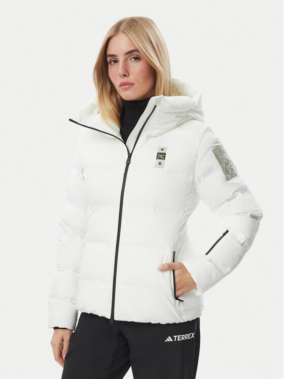 Blauer Kurtka zimowa Croda 26WBLDC02591 007766 Biały Regular Fit