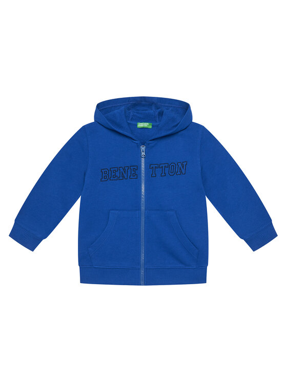 United Colors Of Benetton Bluza 3J68G503V Niebieski Regular Fit