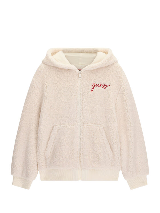 Guess Bluza H6BL07 W5335 Kremowy Regular Fit