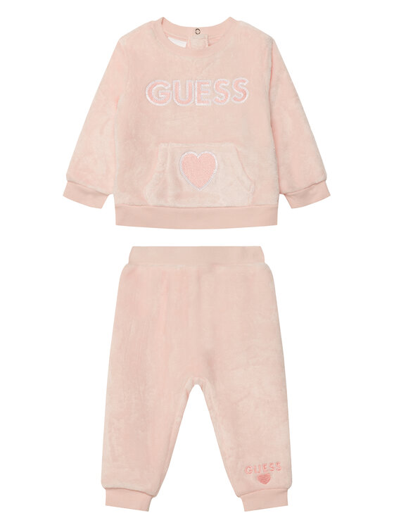 Guess Dres A6BG14 W4050 Różowy jasny Regular Fit