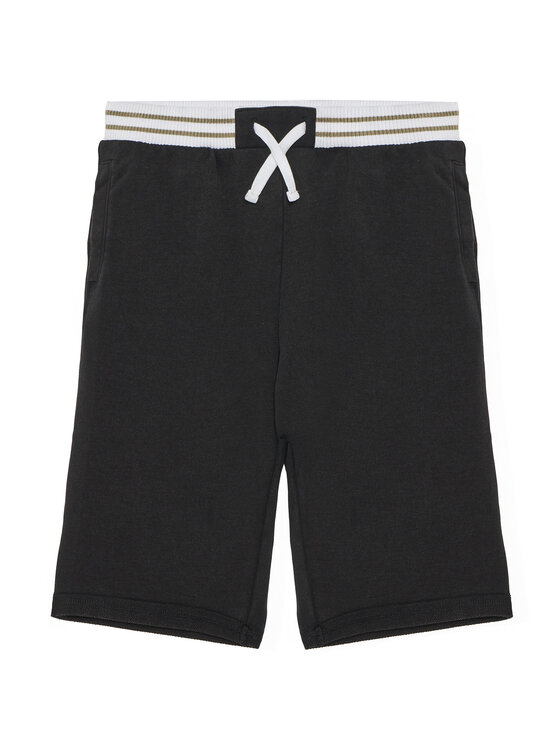 Guess Szorty sportowe L5GD12 KA6R4 Czarny Oversize