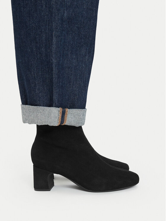 Clarks Botki Fernie Zip 26182936 Czarny